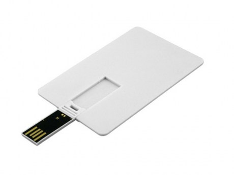 White Plain Credit Card Flash Drive 1